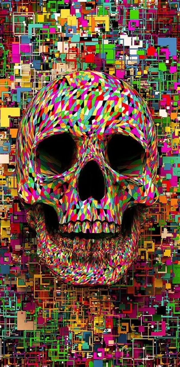 Colourfull Skull