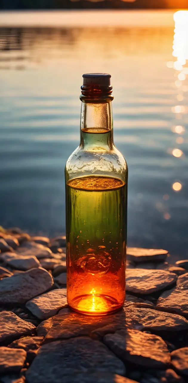 sunset bottle