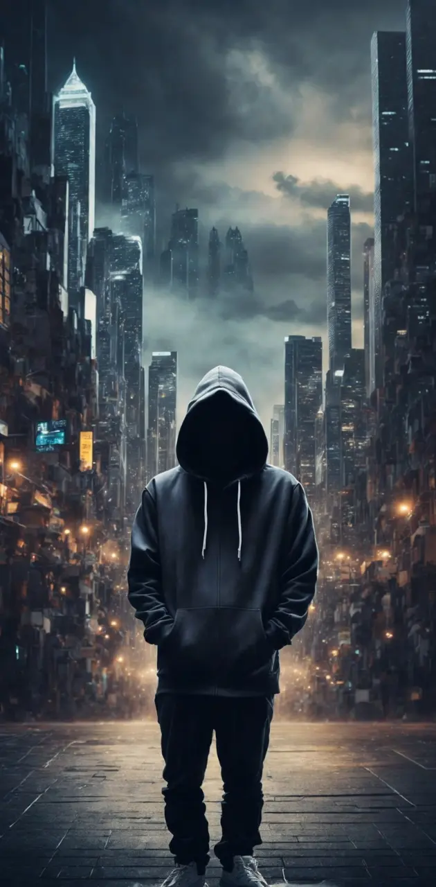 Man With Hoodie