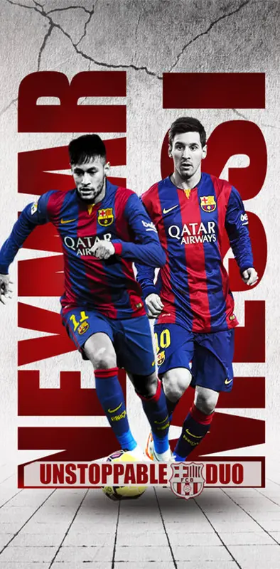 Neymar and Messi