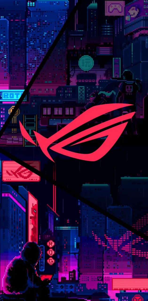 ROG RED NEON wallpaper by Giswapoetra - Download on ZEDGE™ | 247f