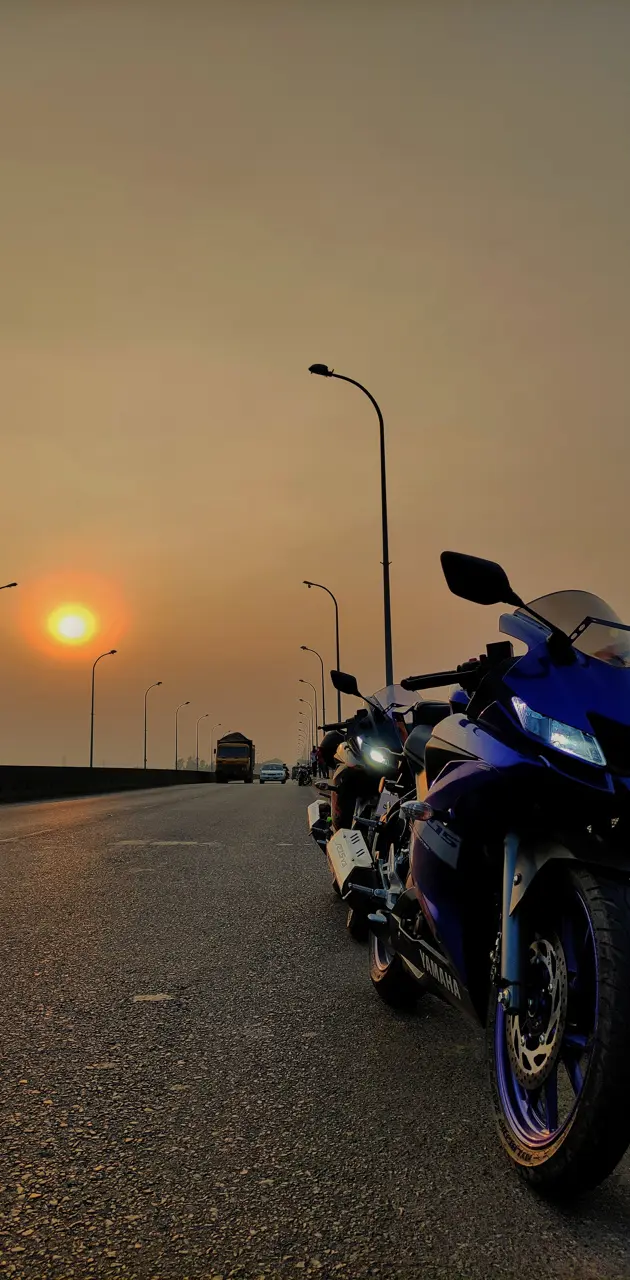 Sunset with r15