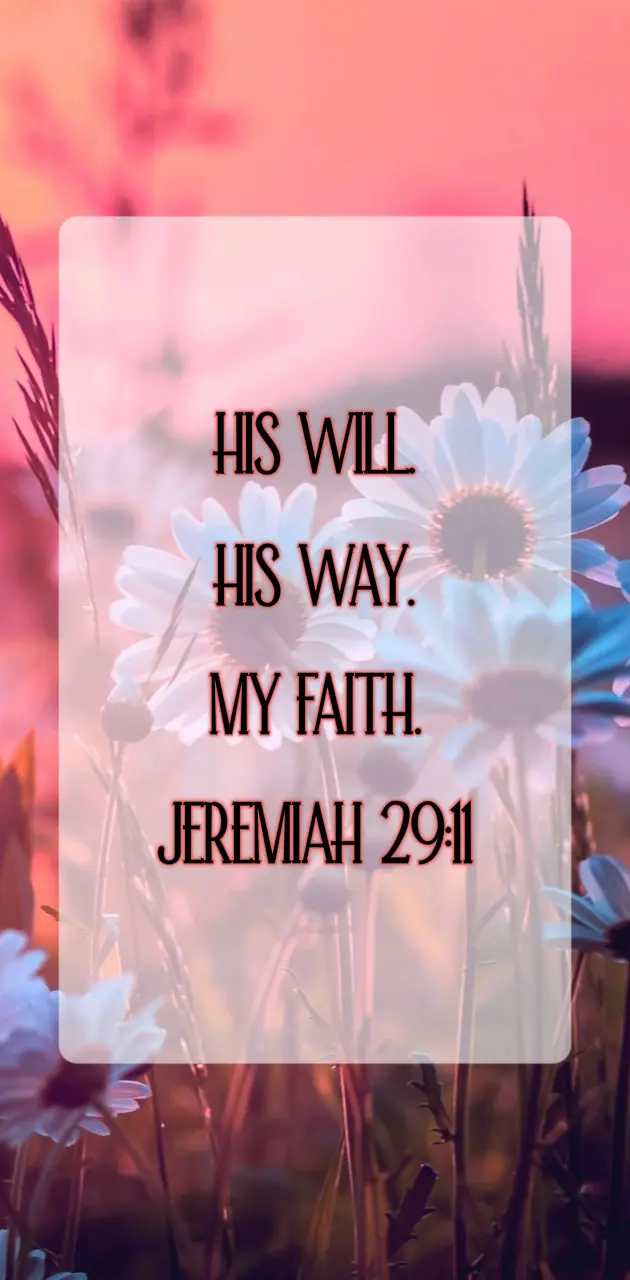 Jeremiah 29:11 ×2