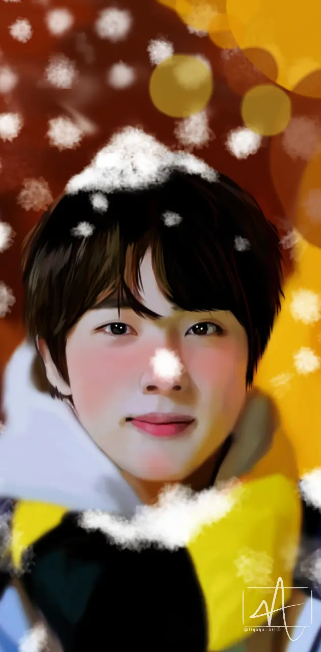 Jin Wallpaper Snow