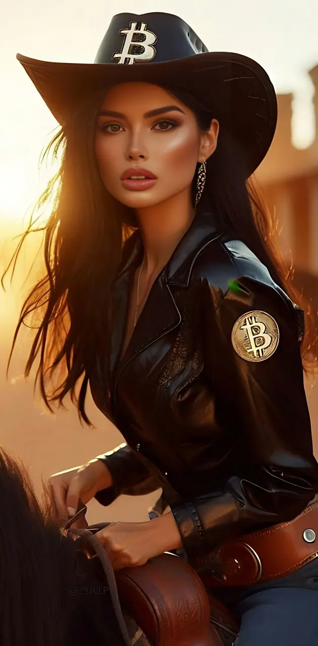 bitcoin cowboy girl