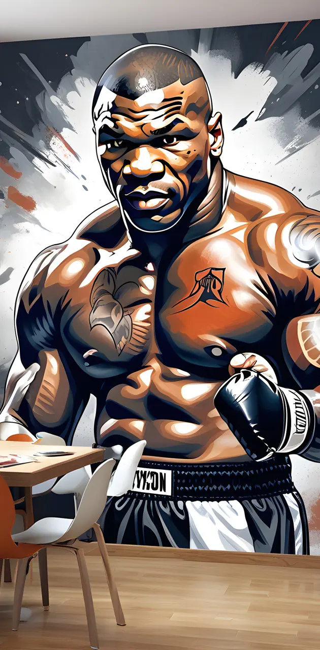 Mike Tyson - Mural Painting