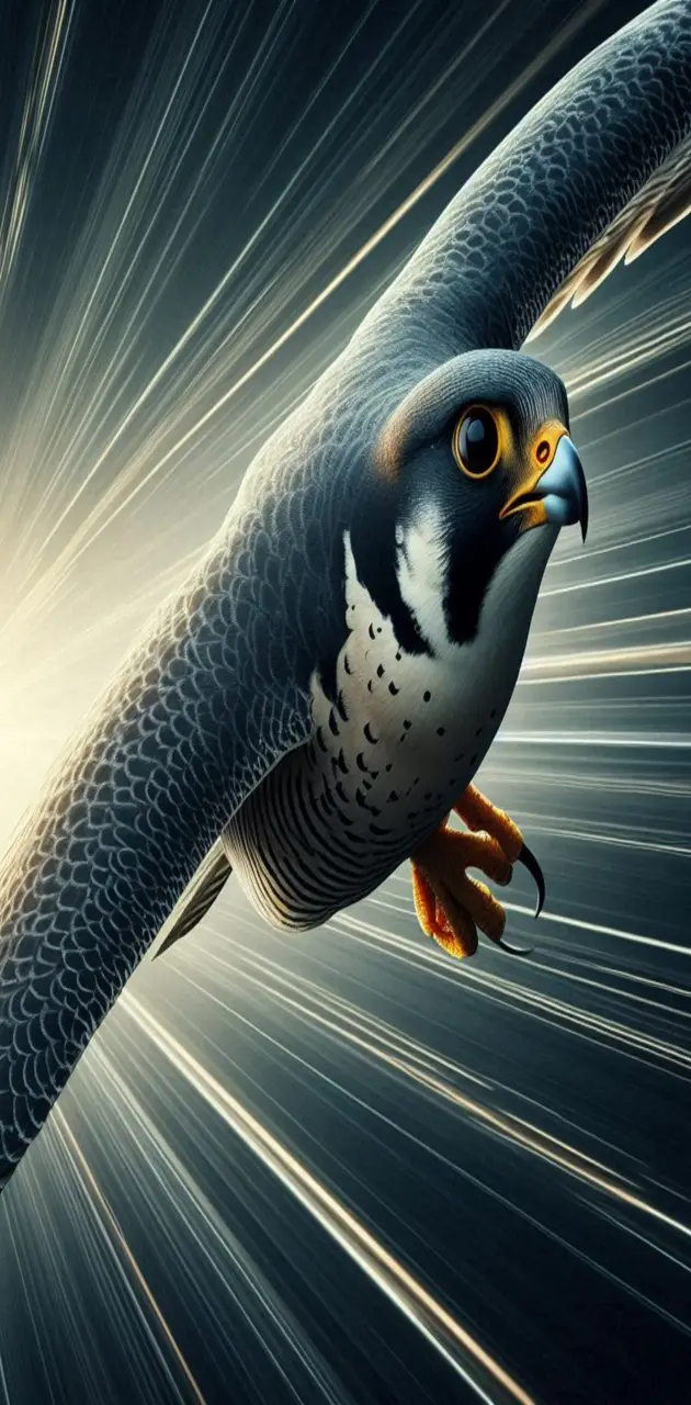 peregrine falcon flies at record speed