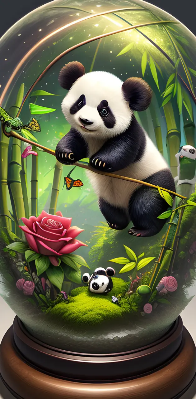 Panda fam portable zoo