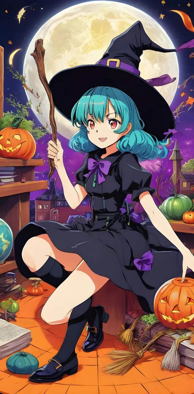 Anime retro witch
