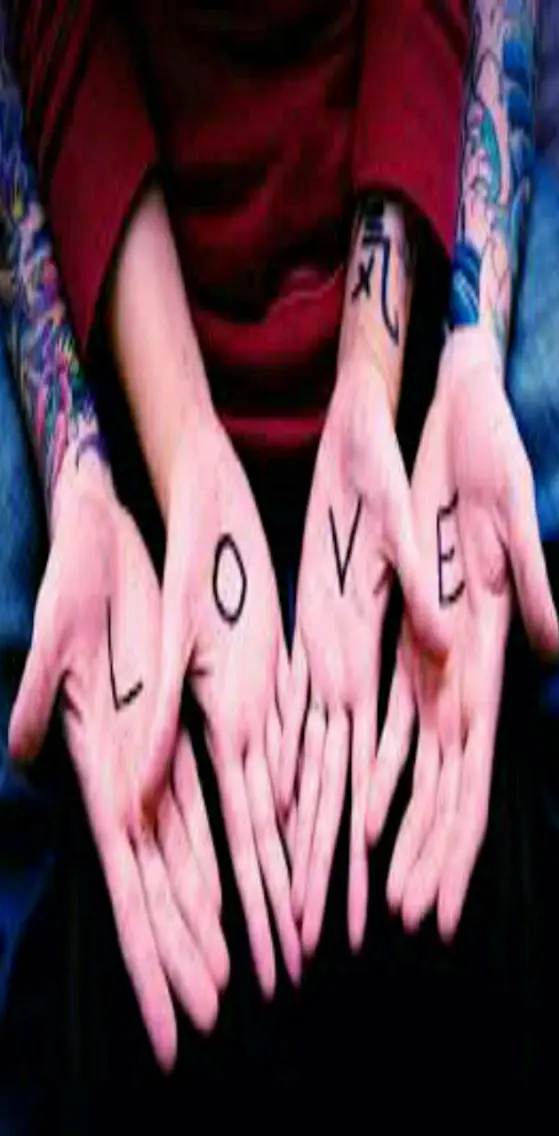 Love hand image