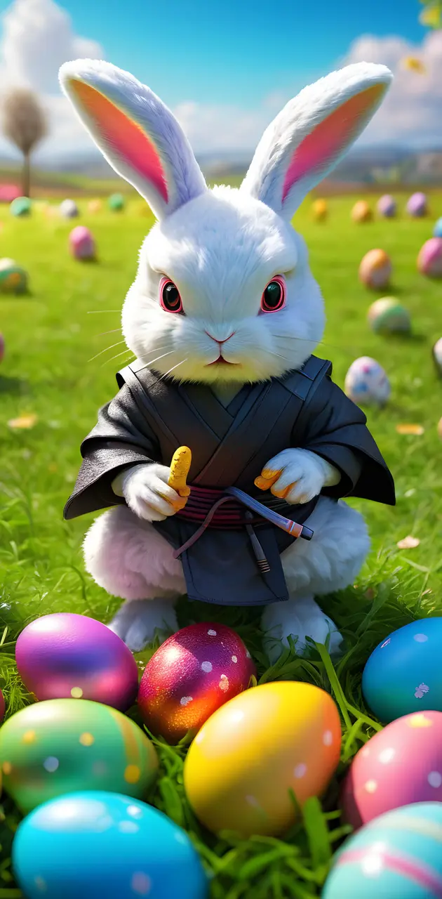 Ninja Easter bunny