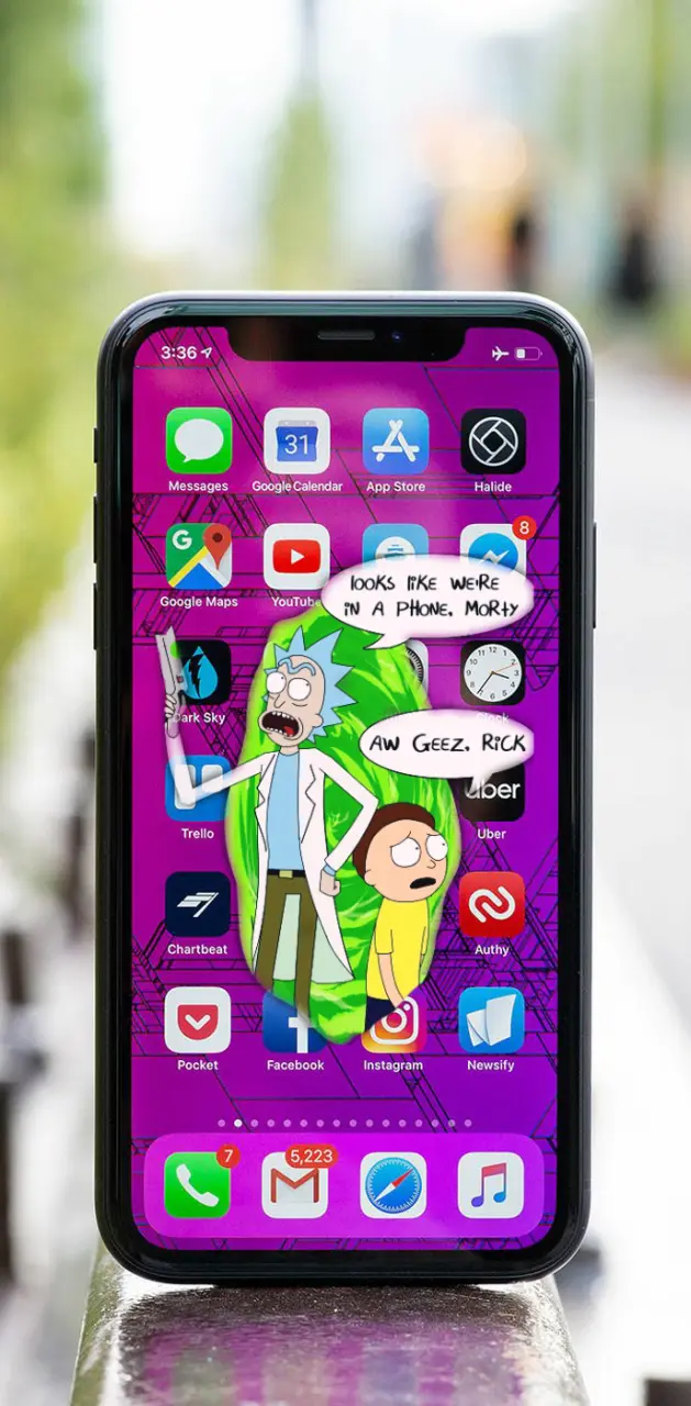 rick and morty phone