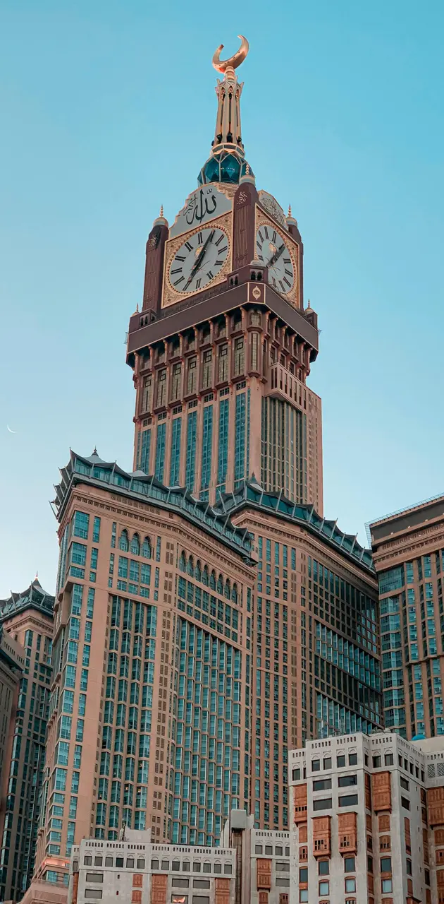 The Makkah Clock Royal Tower in Mecca, Saudi Arabia