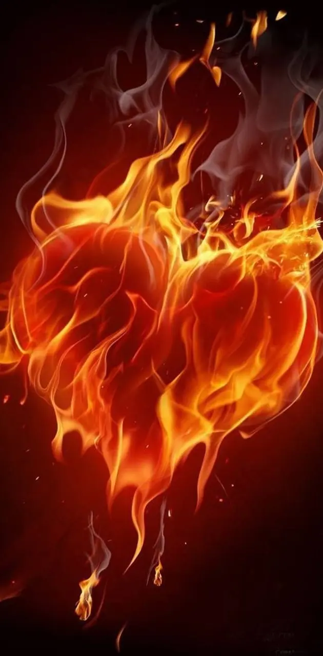 Flaming heart