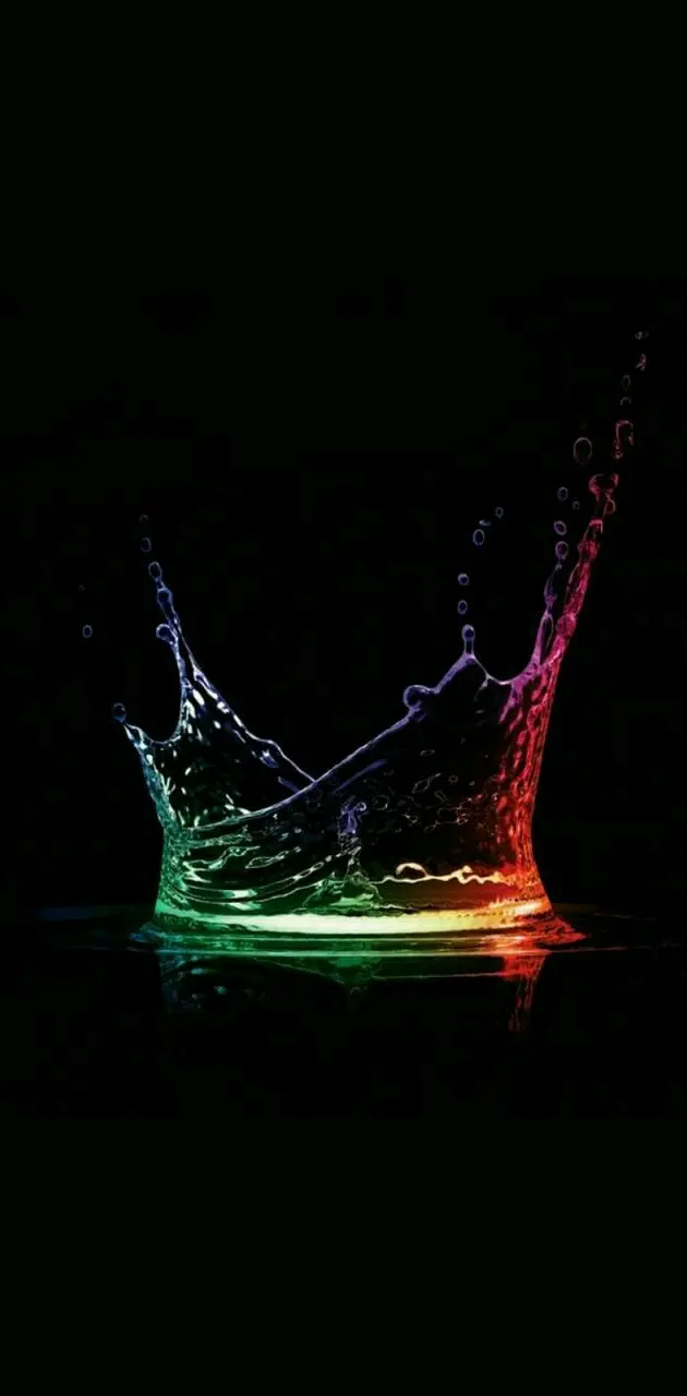 Rainbow droplet
