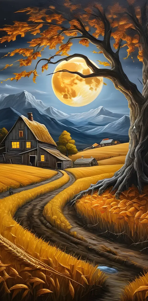 the glow of the harvest moon