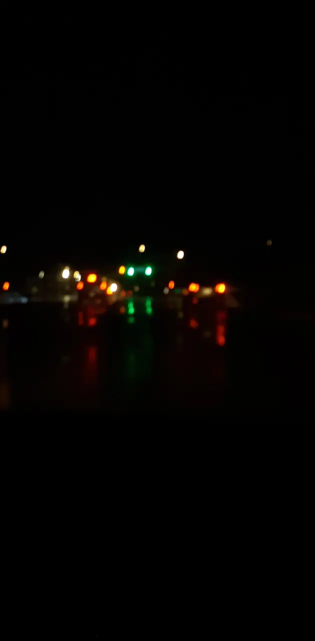 Rainy Road at night