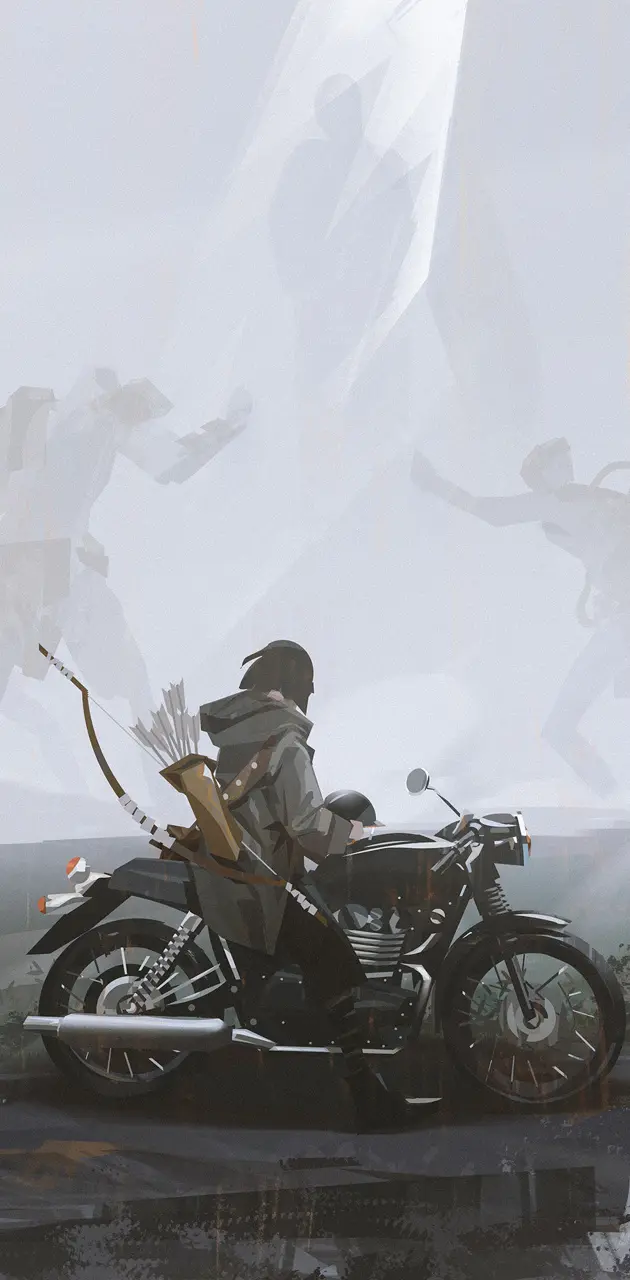 Archer in Motorcycle