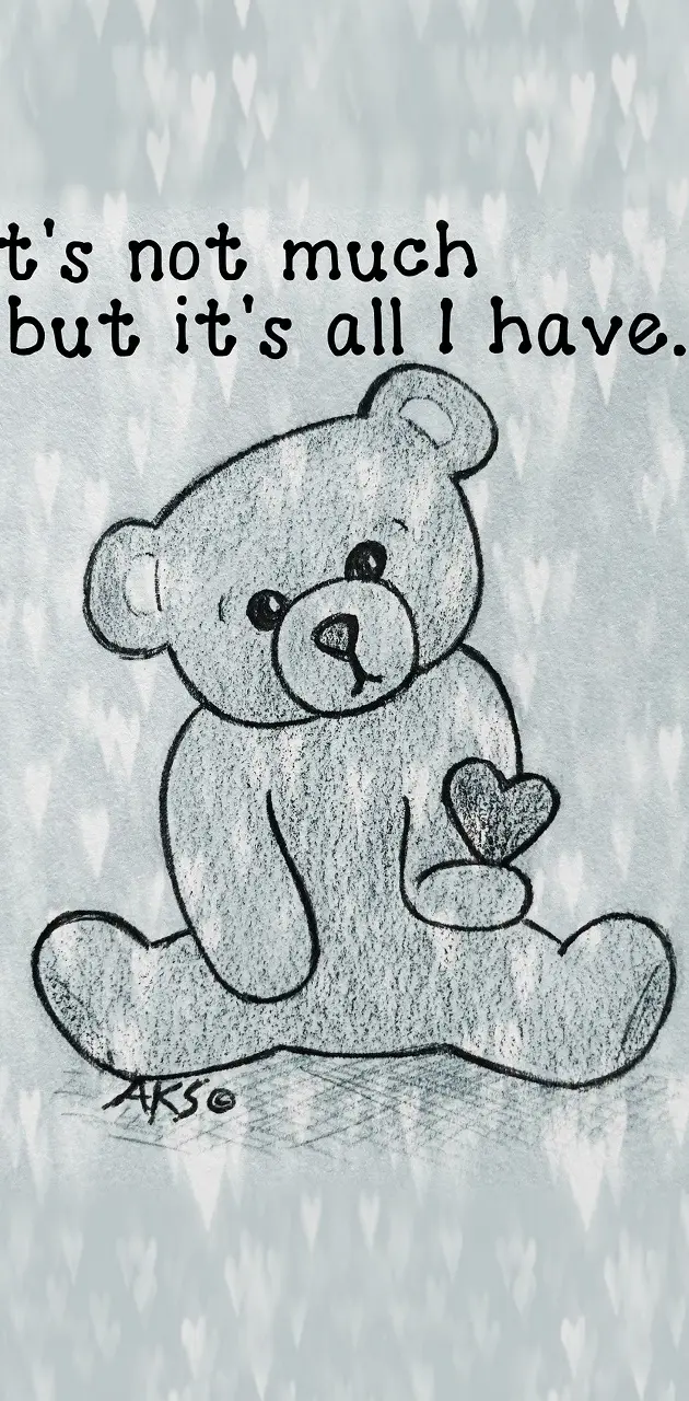 Emo Heart Bear