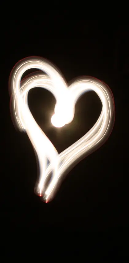 Light Painting Heart