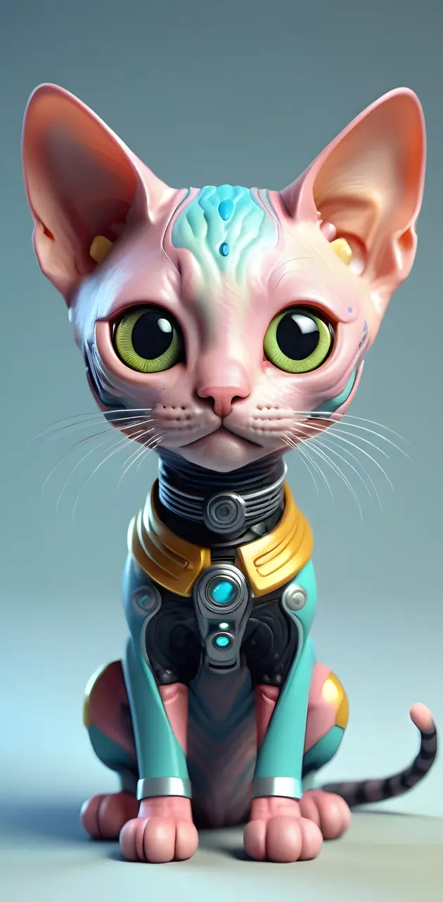 a cat figurine of a cat