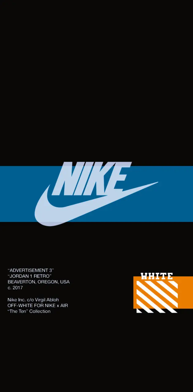 Nike x Off White Blu