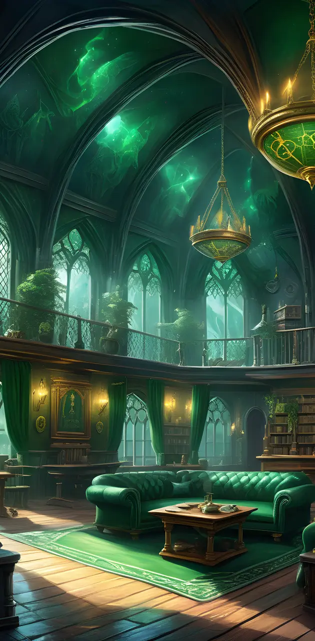 Slytherin library