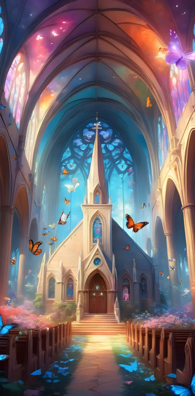 Church butterflies
