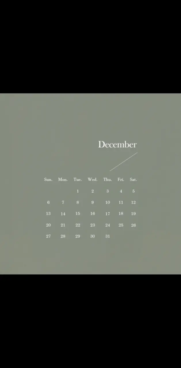 calendar Dec2020