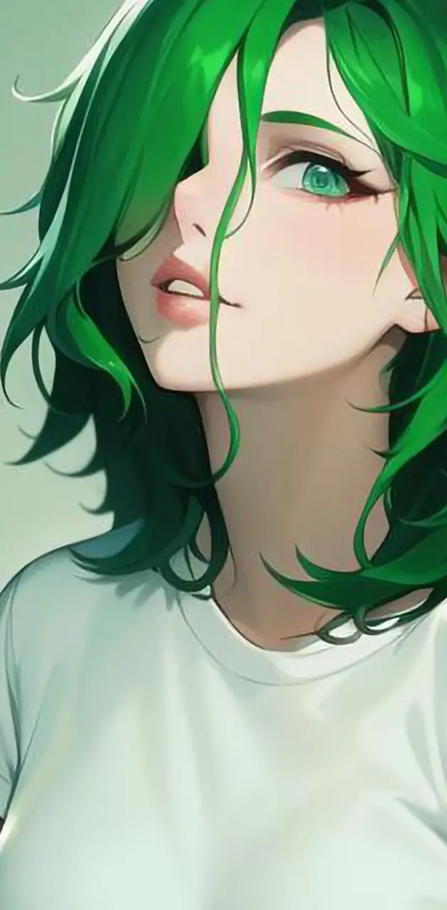 Green Hair Girl