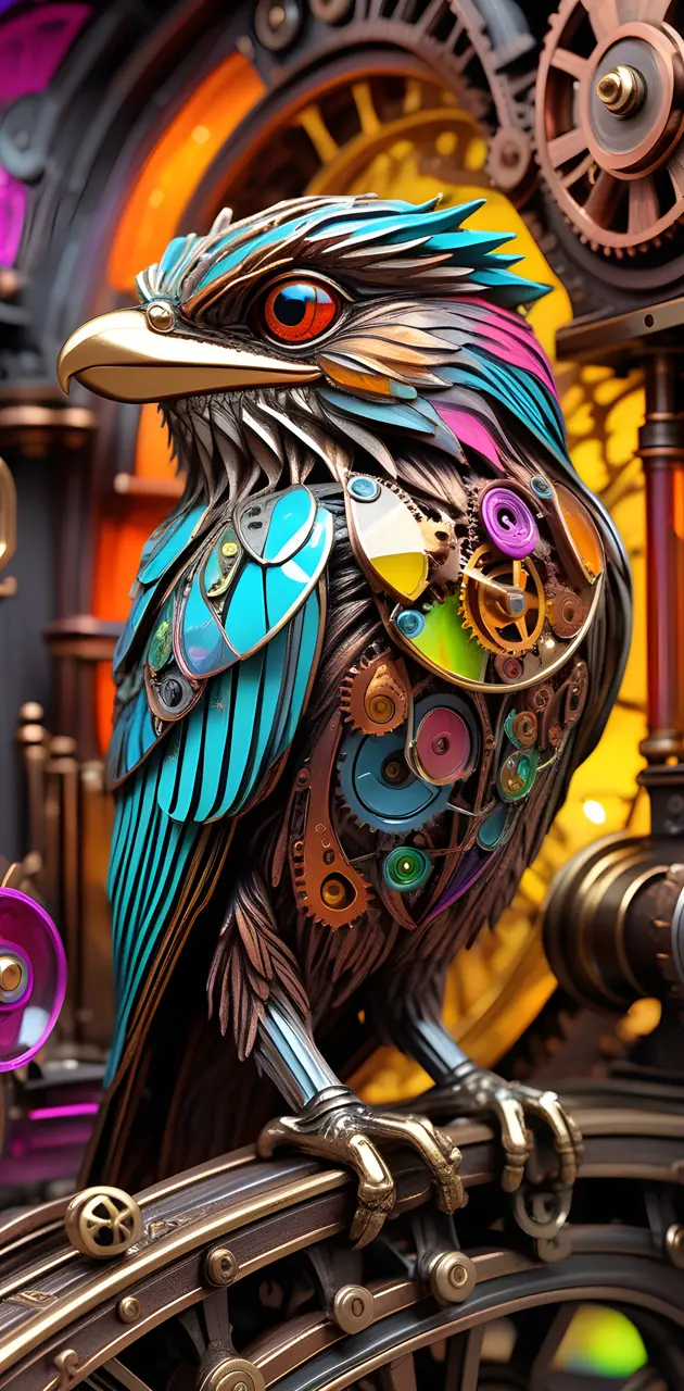 Steampunk Tawny Frogmouth