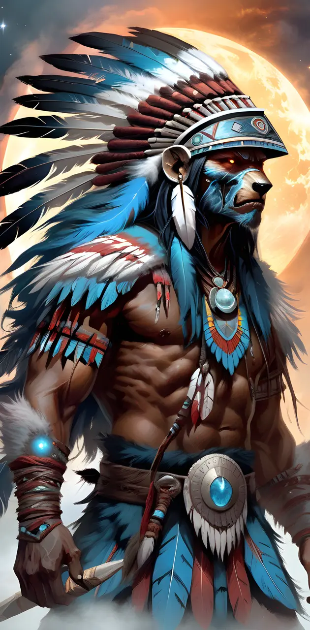 A wolf warrior