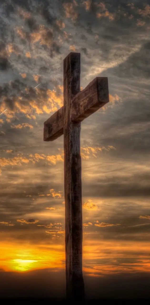 wooden cross background