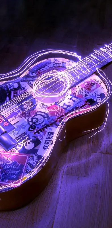 Lighted Guitar