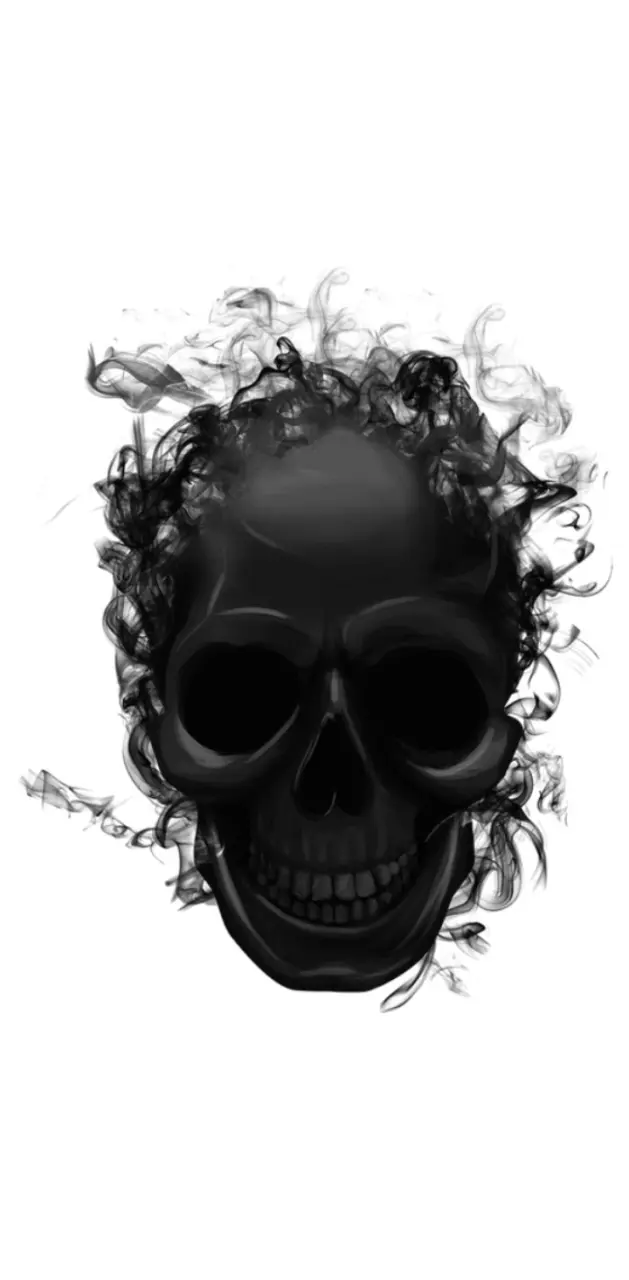 Black skull 