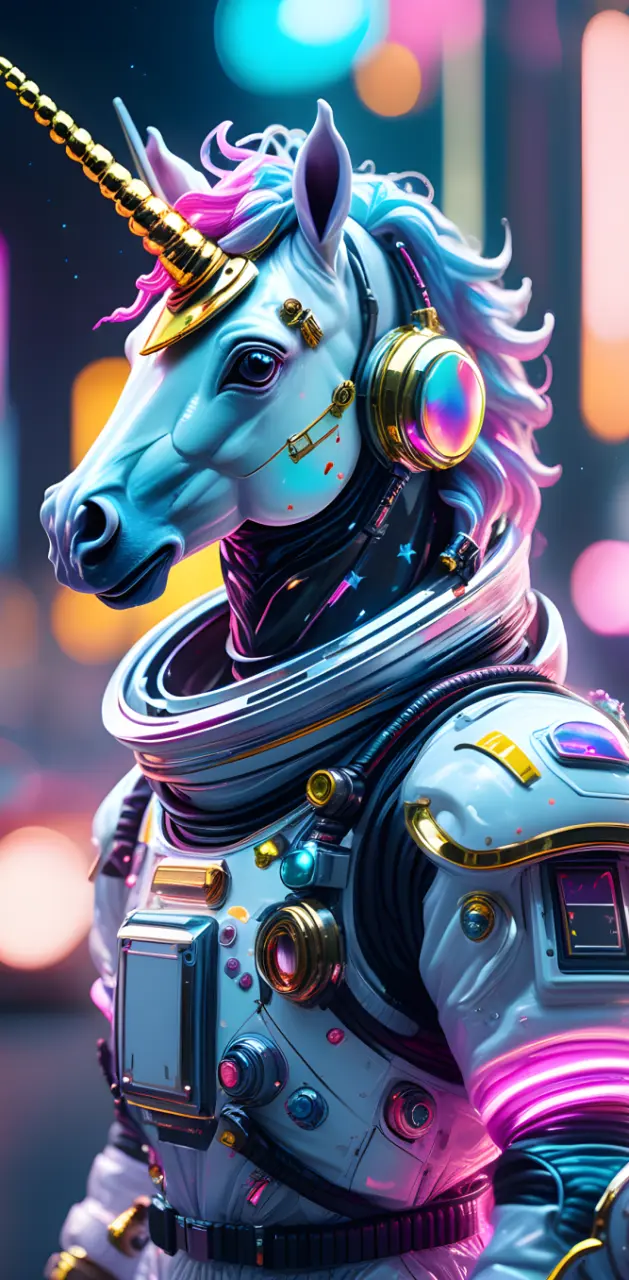 Unicorn astronaut 