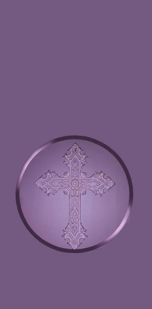 A Silverpurple Cross