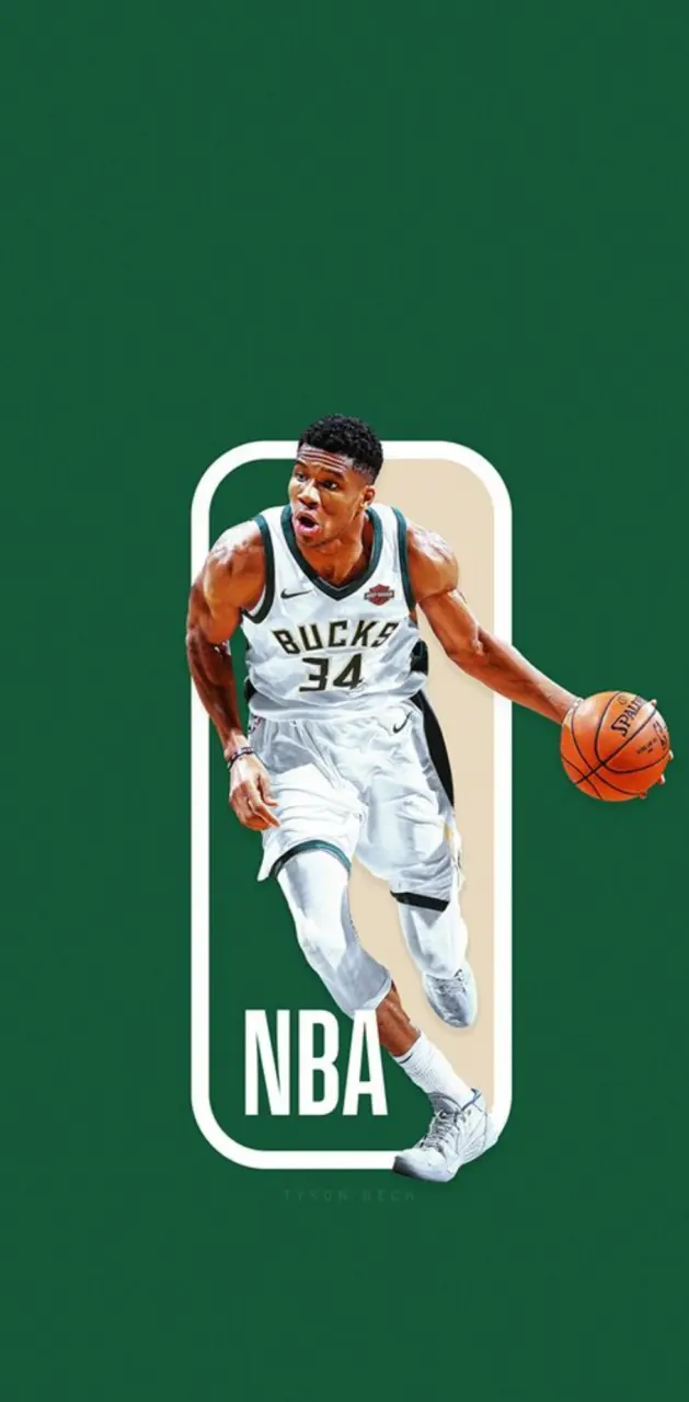 Download Giannis Antetokounmpo Dribbling Cool Basketball Iphone