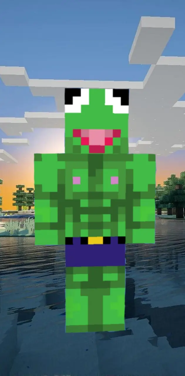 Minecraft Buff Kermit