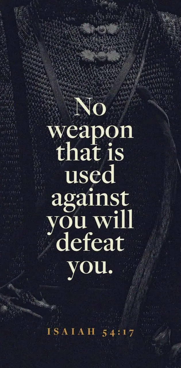 No weapon