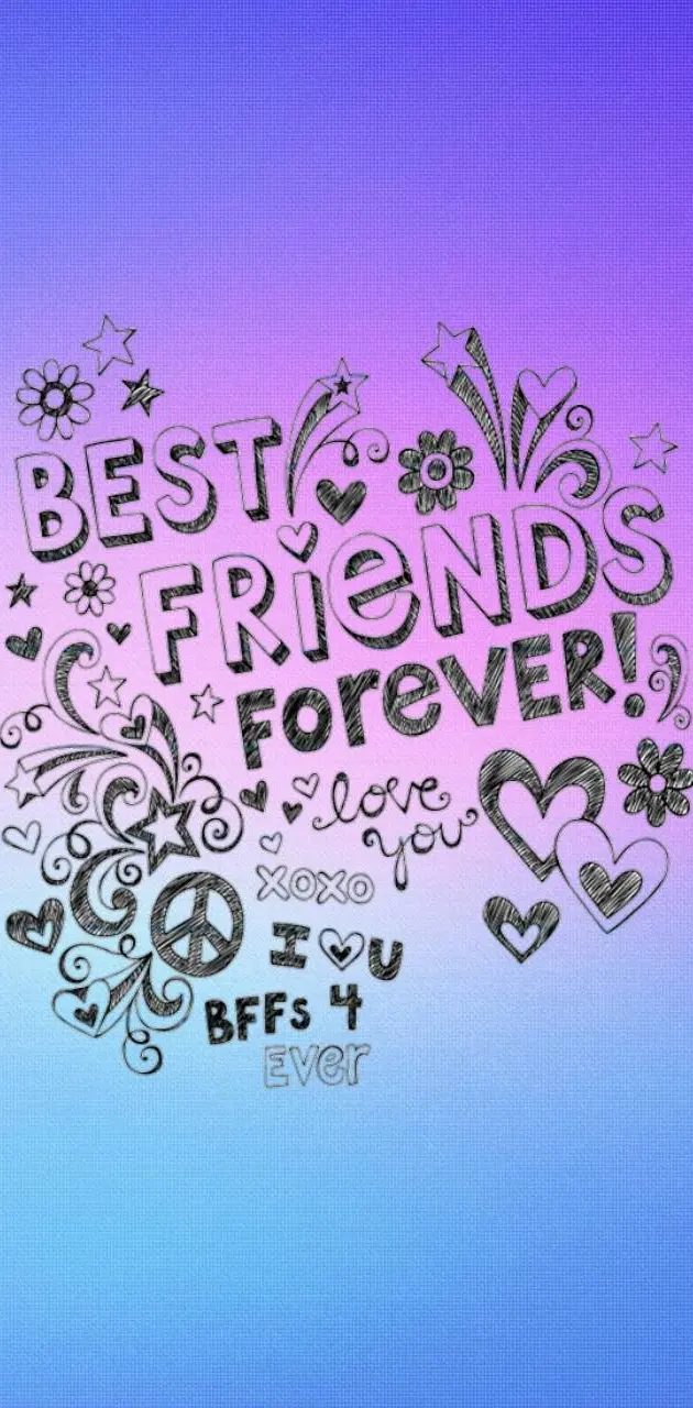 v best friend forever wallpaper