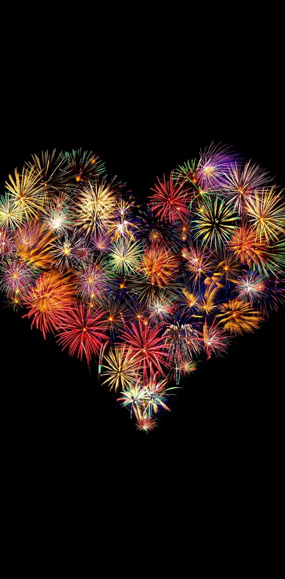Fireworks Heart