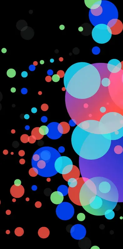colorfull bubbles