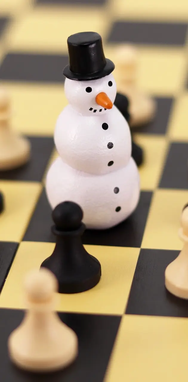 Chess Snowman