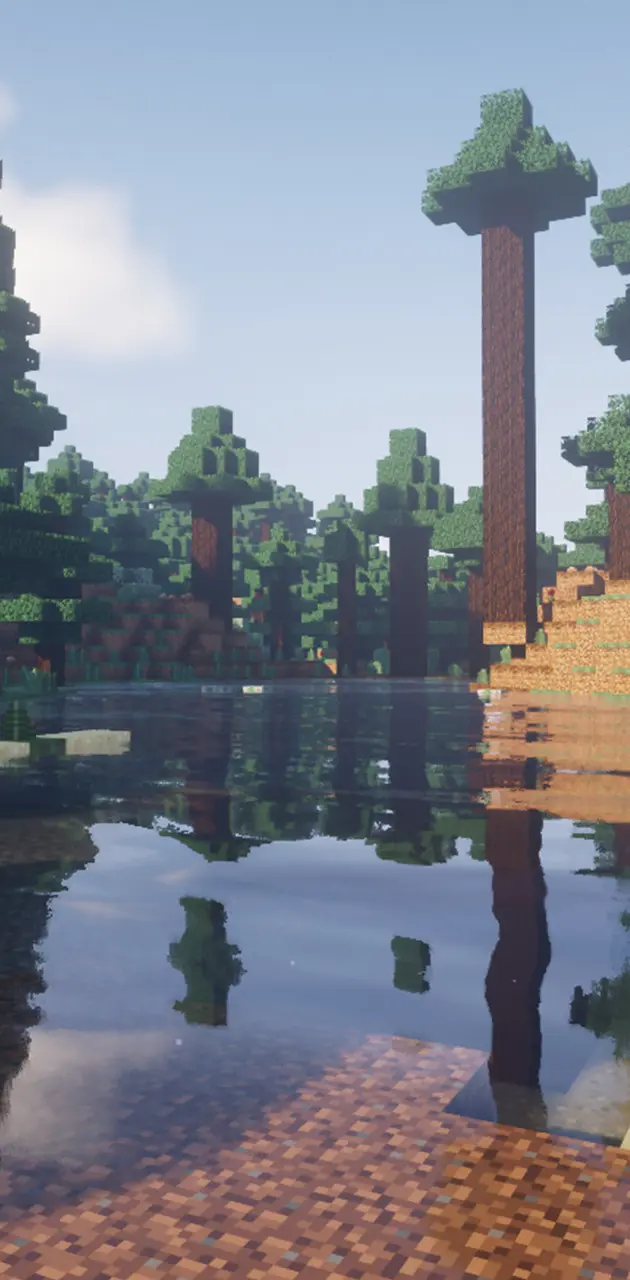 Minecraft river side