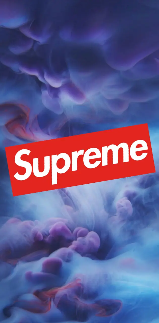 supreme logo iphone wallpaper