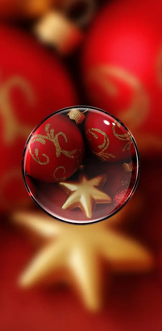 Christmas baubles wallpaper by misia_bela - Download on ZEDGE™ | a581