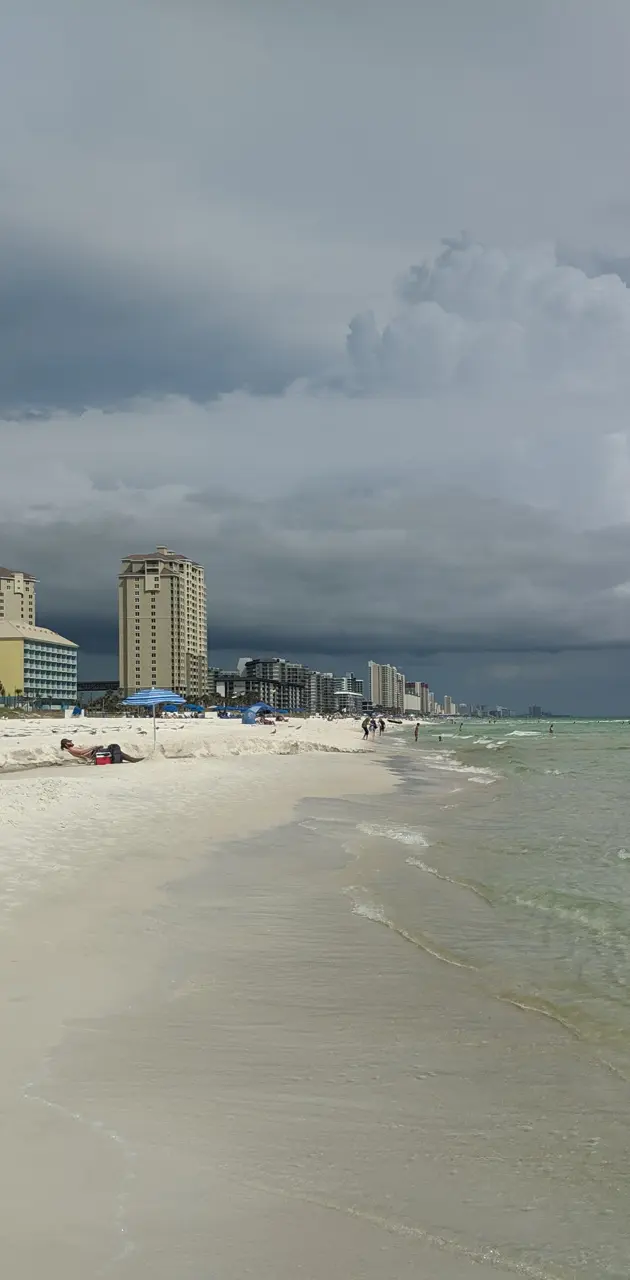 beach storm