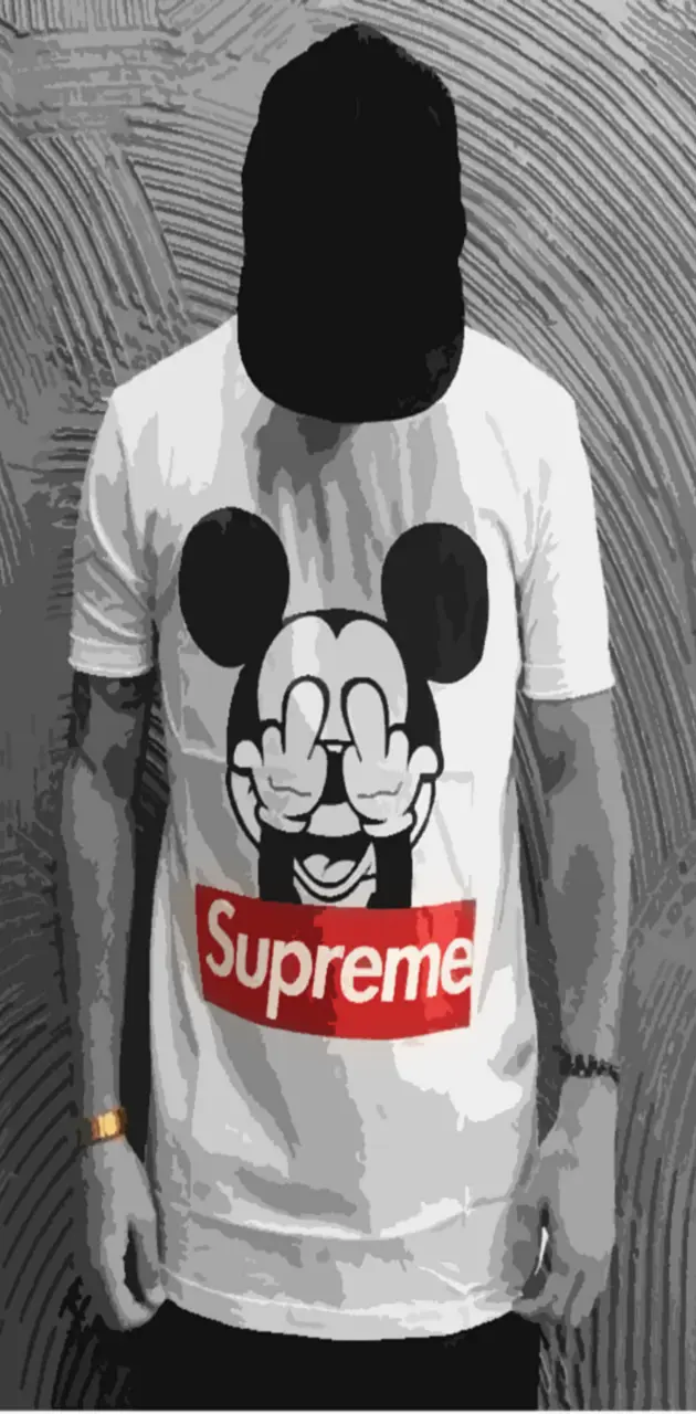 Download Mickey Mouse Supreme - Logo Supreme Mickey Mouse Logo