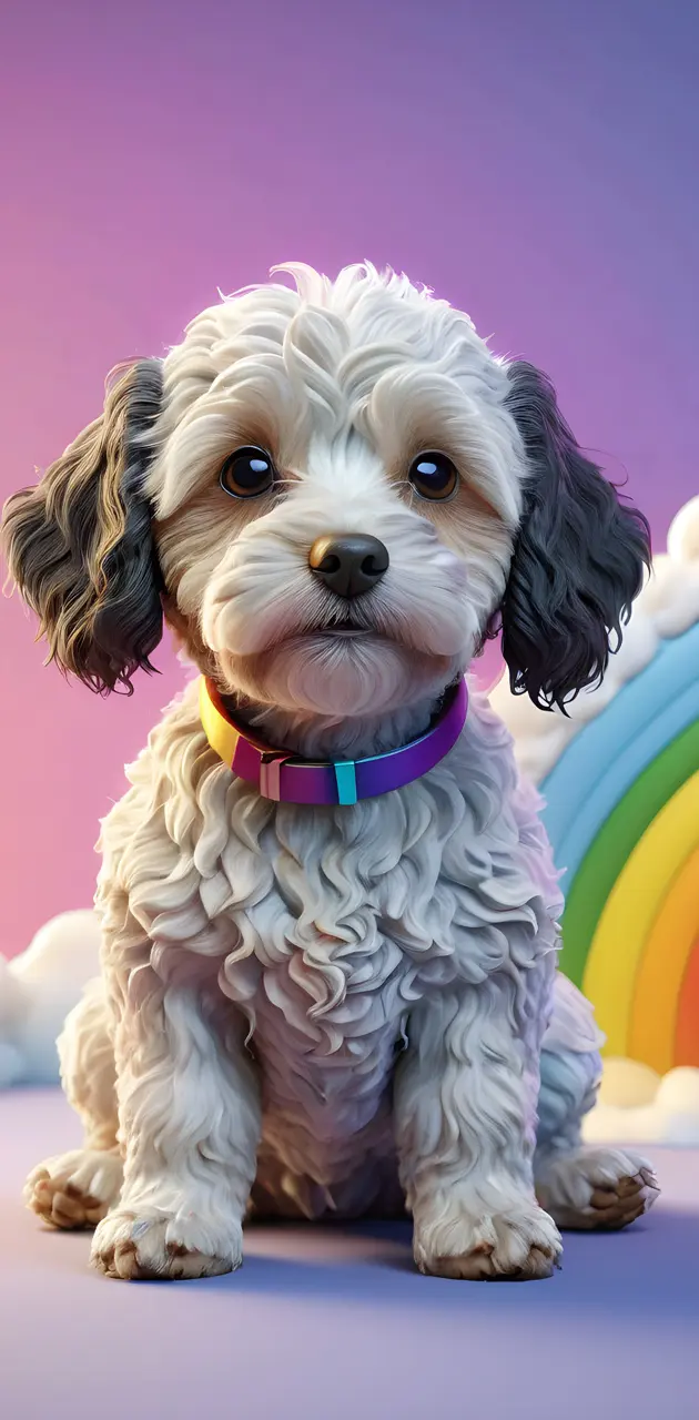 rainbow bridge puppy